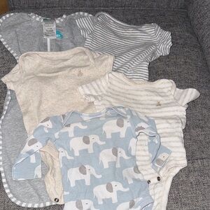 Baby gap, carters, love to dream 0-3 month baby boy bundle